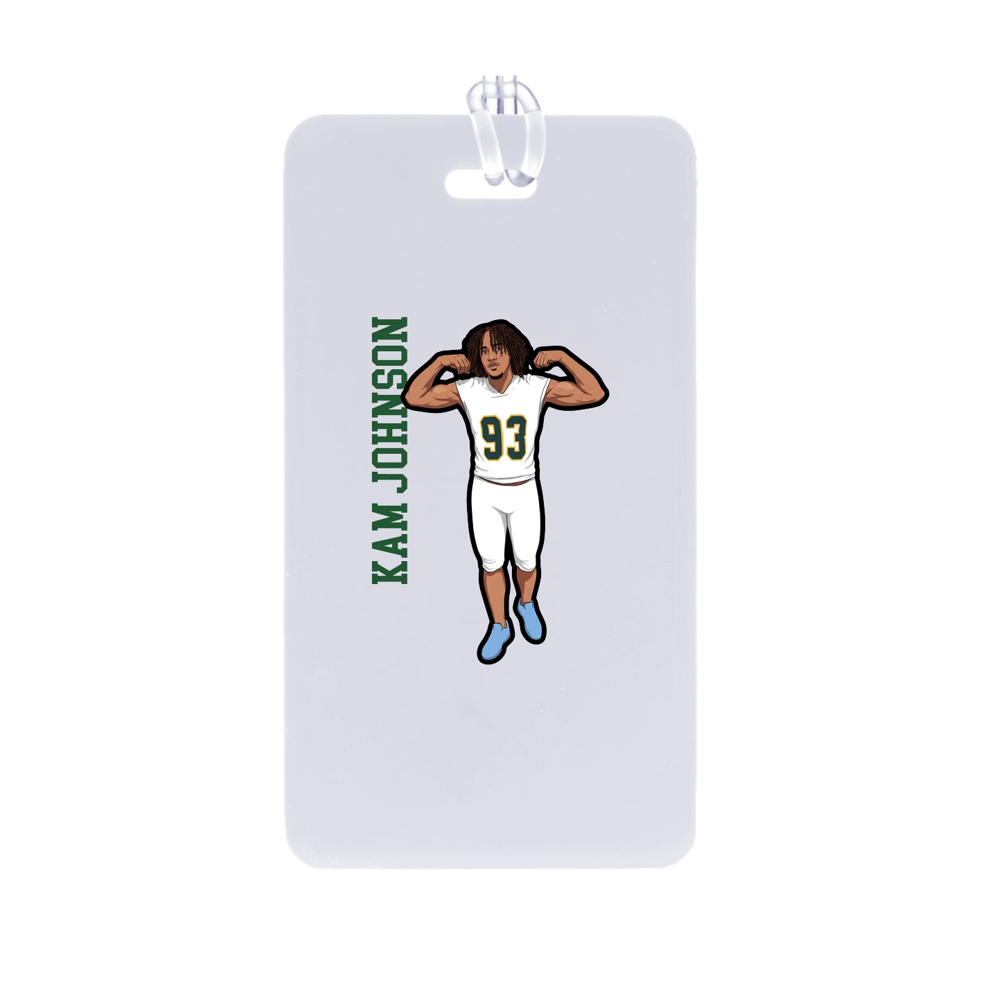 Bag Tag — Name Vertical in Classic