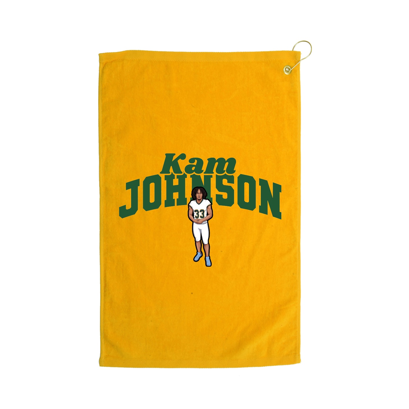 Golf Towel — Signature Arch in Gold