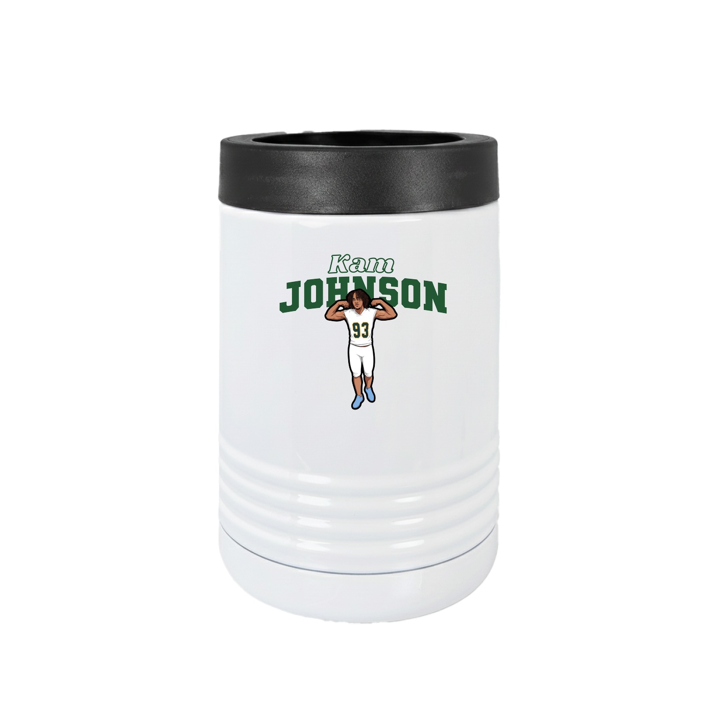 Beverage Holder — Name Arch in White
