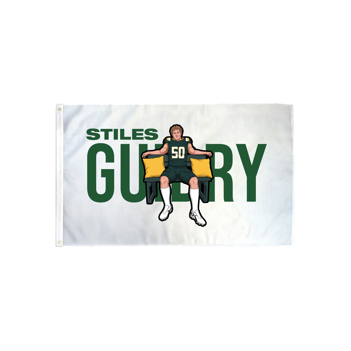 3x5 Flag — Player Name in Classic