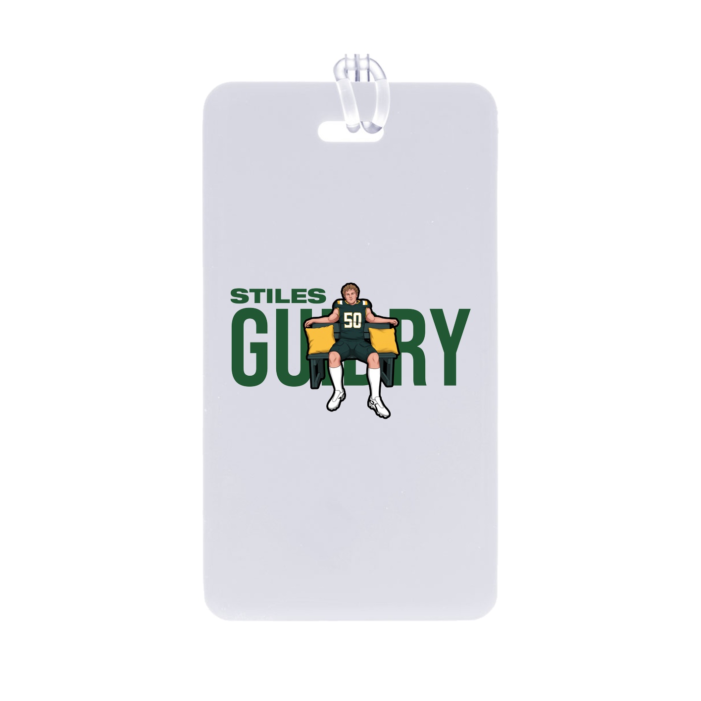 Bag Tag — Player Name in Classic