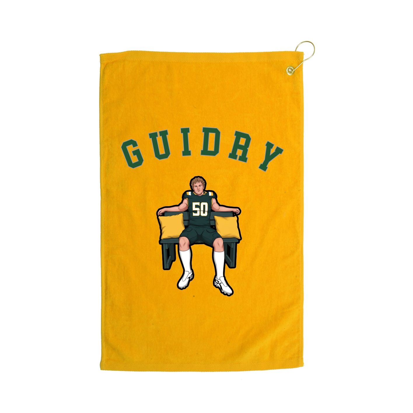 Golf Towel — Shirsey Arch in Gold