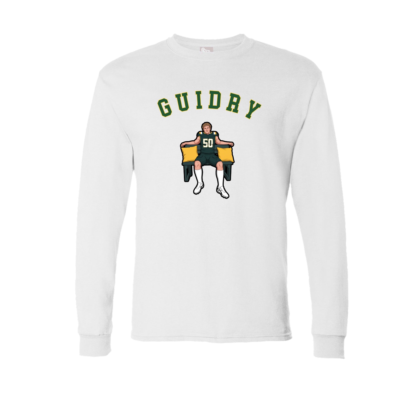 Long Sleeve Tee — Shirsey Arch in White