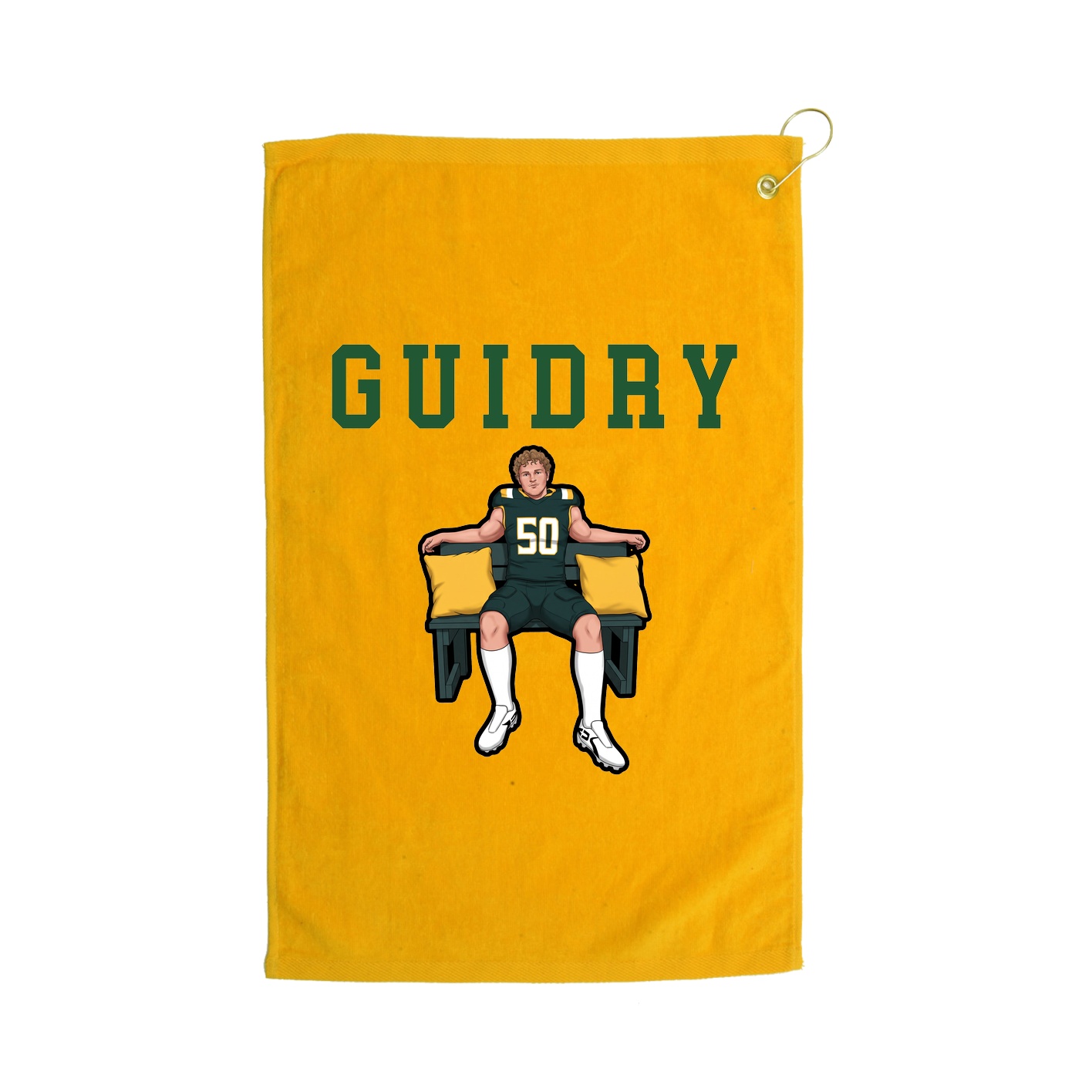 Golf Towel — Shirsey in Gold