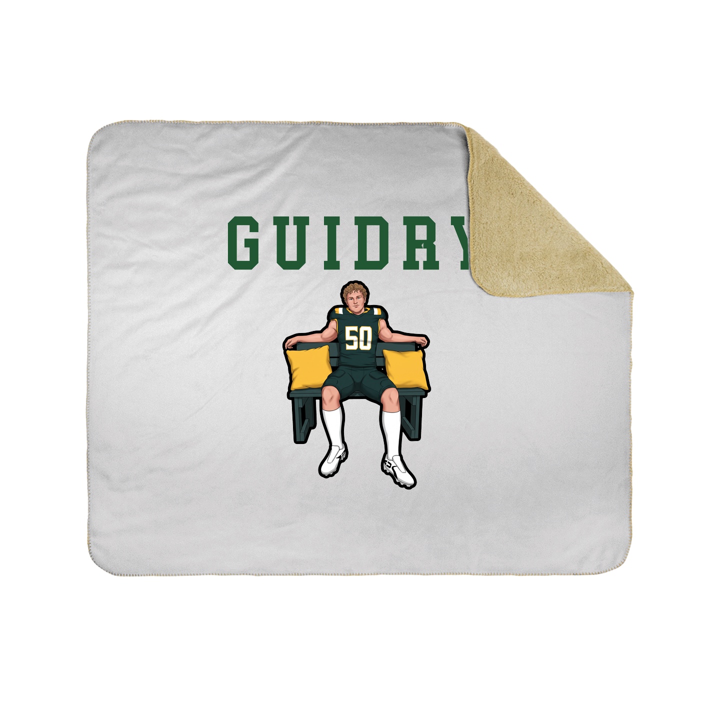 Throw Blanket — Shirsey in White