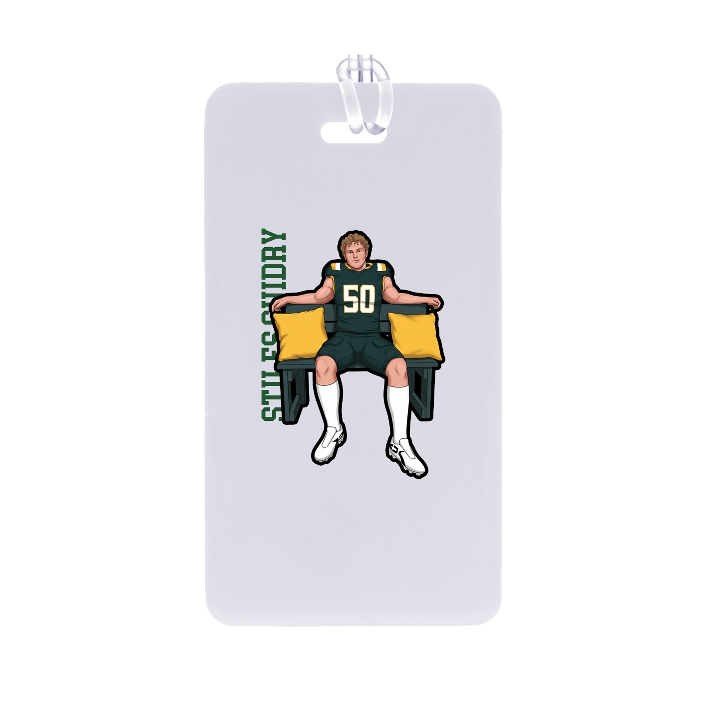Bag Tag — Name Vertical in Classic