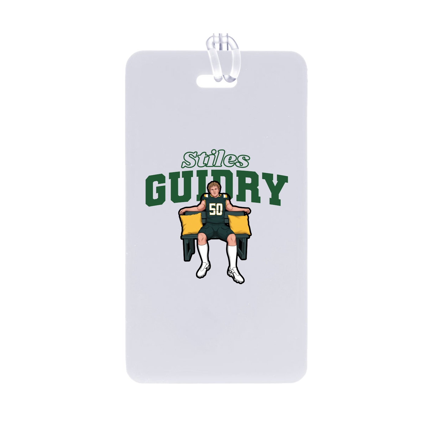 Bag Tag — Name Arch in Classic