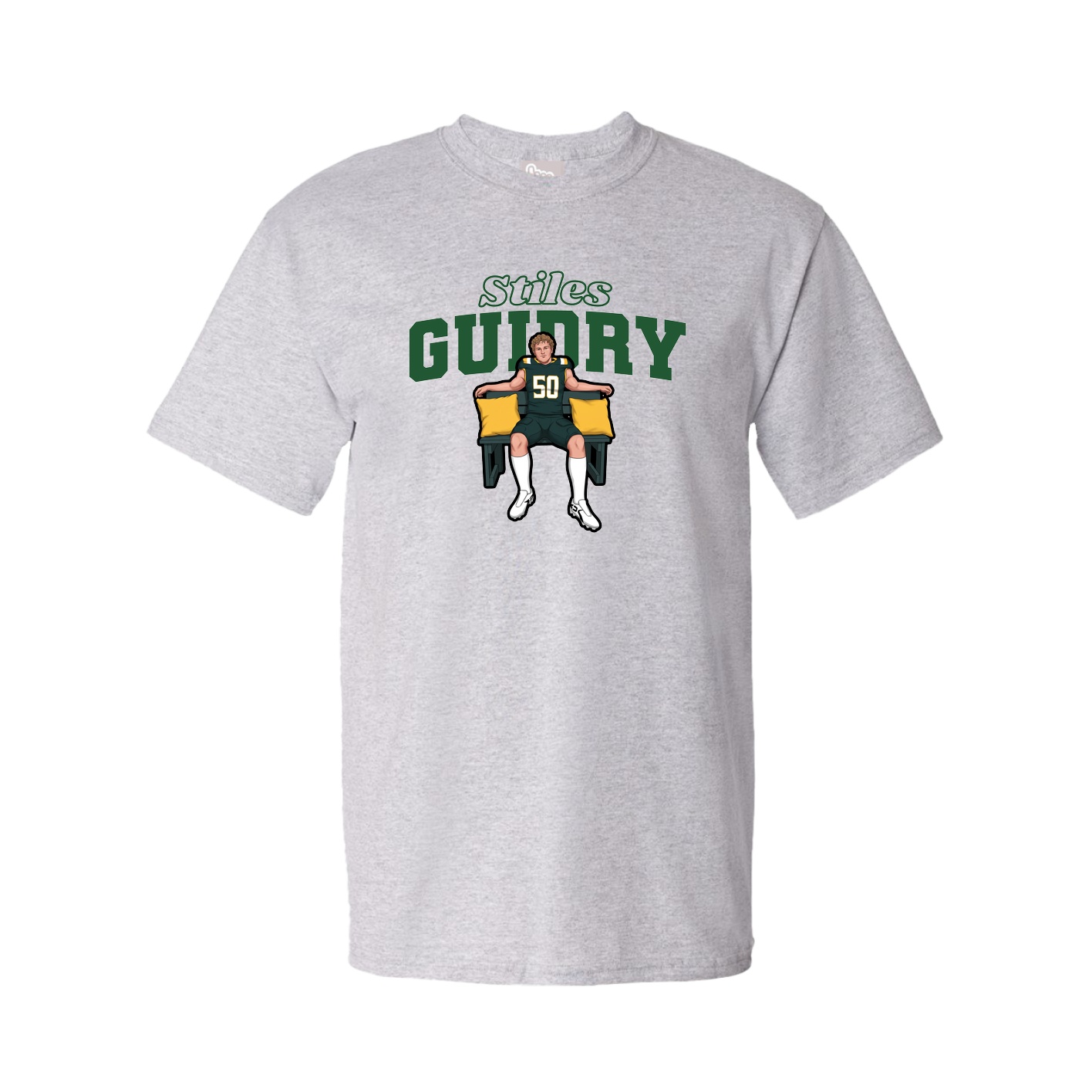 Tee — Name Arch in Grey