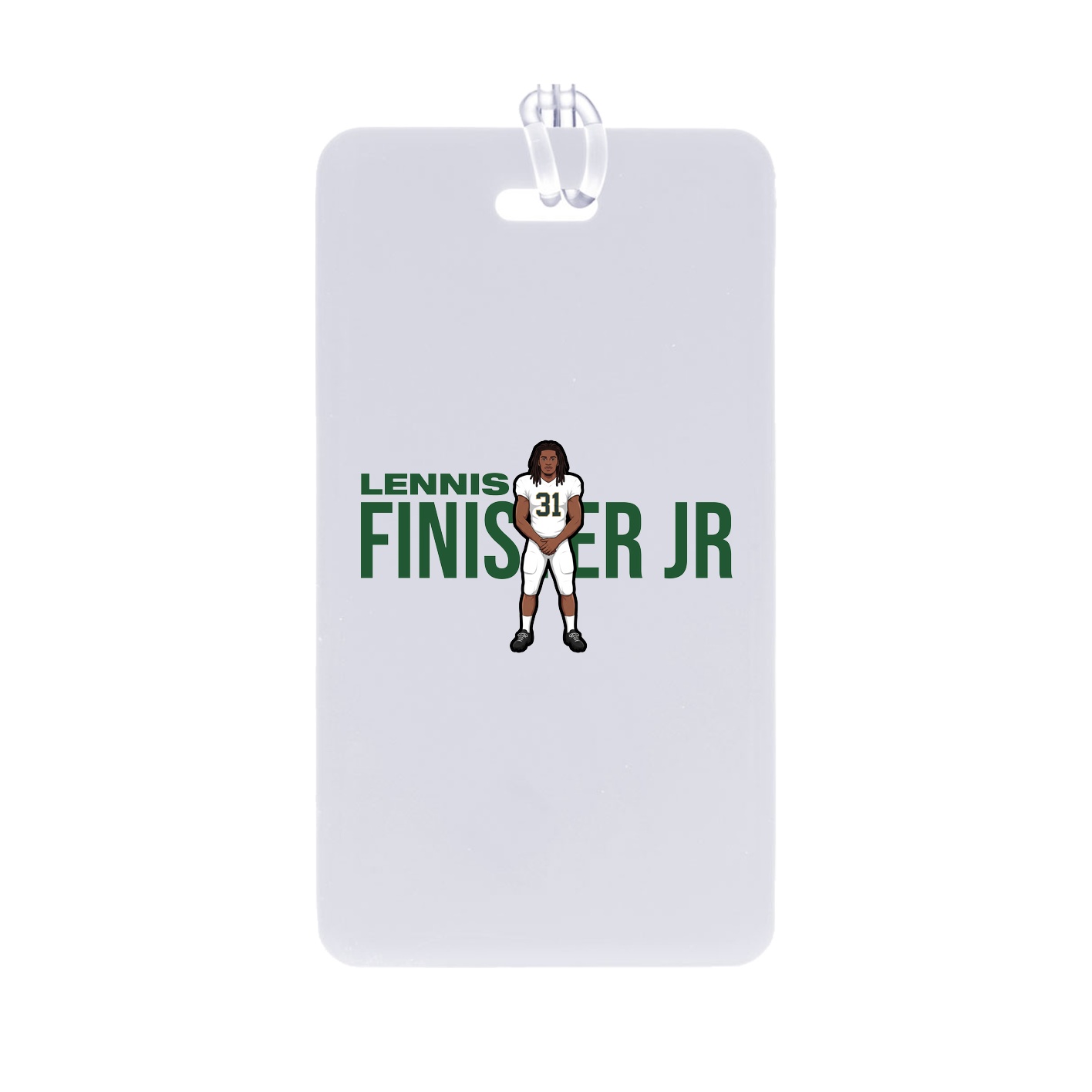 Bag Tag — Player Name in Classic