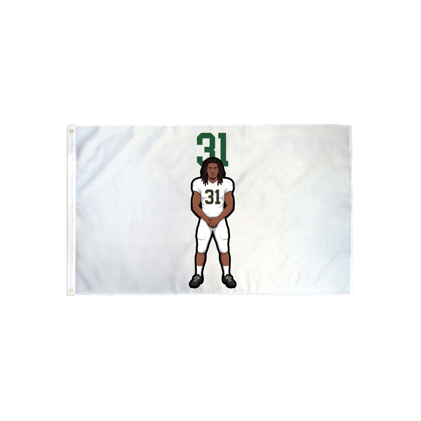 3x5 Flag — Number Top in Classic