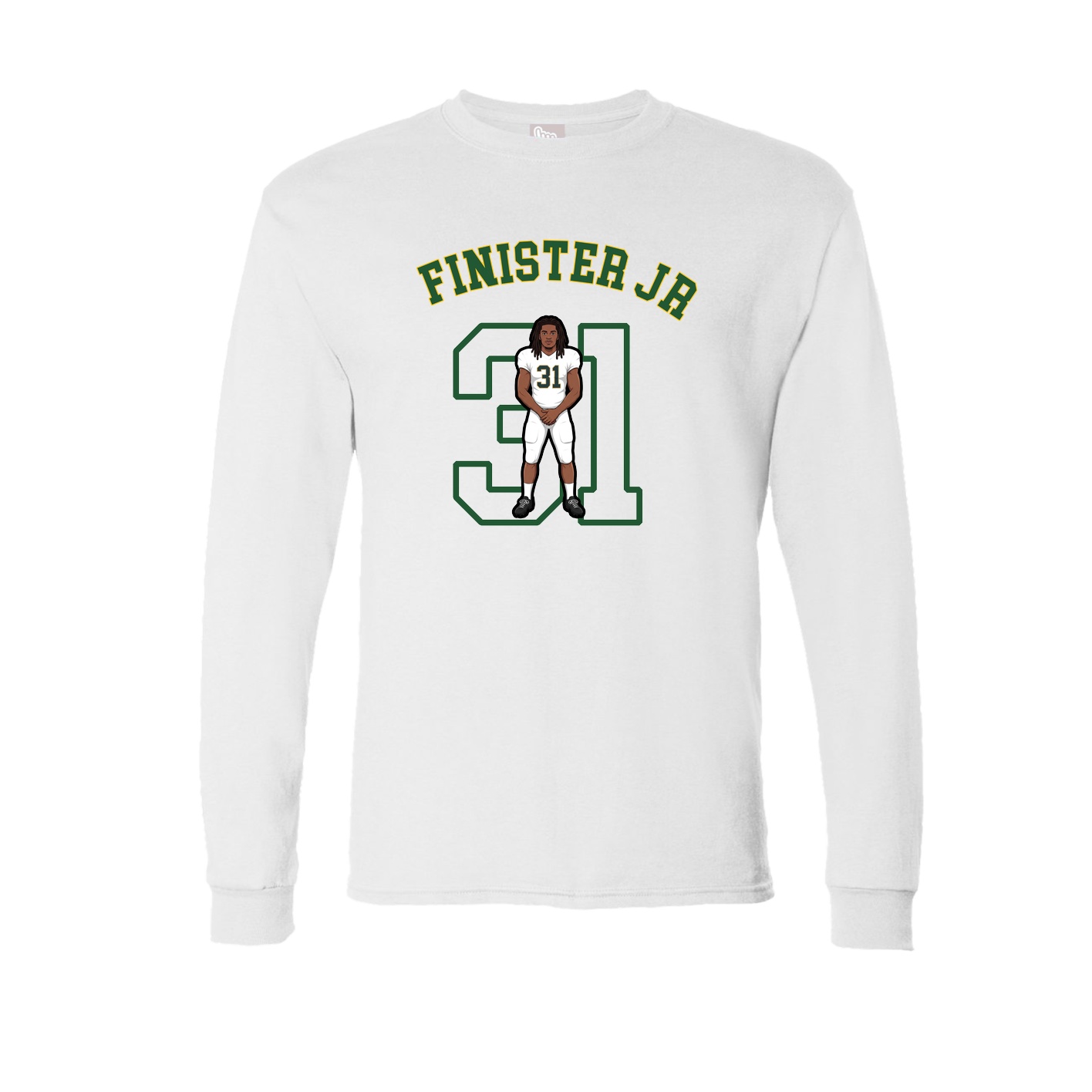 Long Sleeve Tee — Shirsey Arch in White