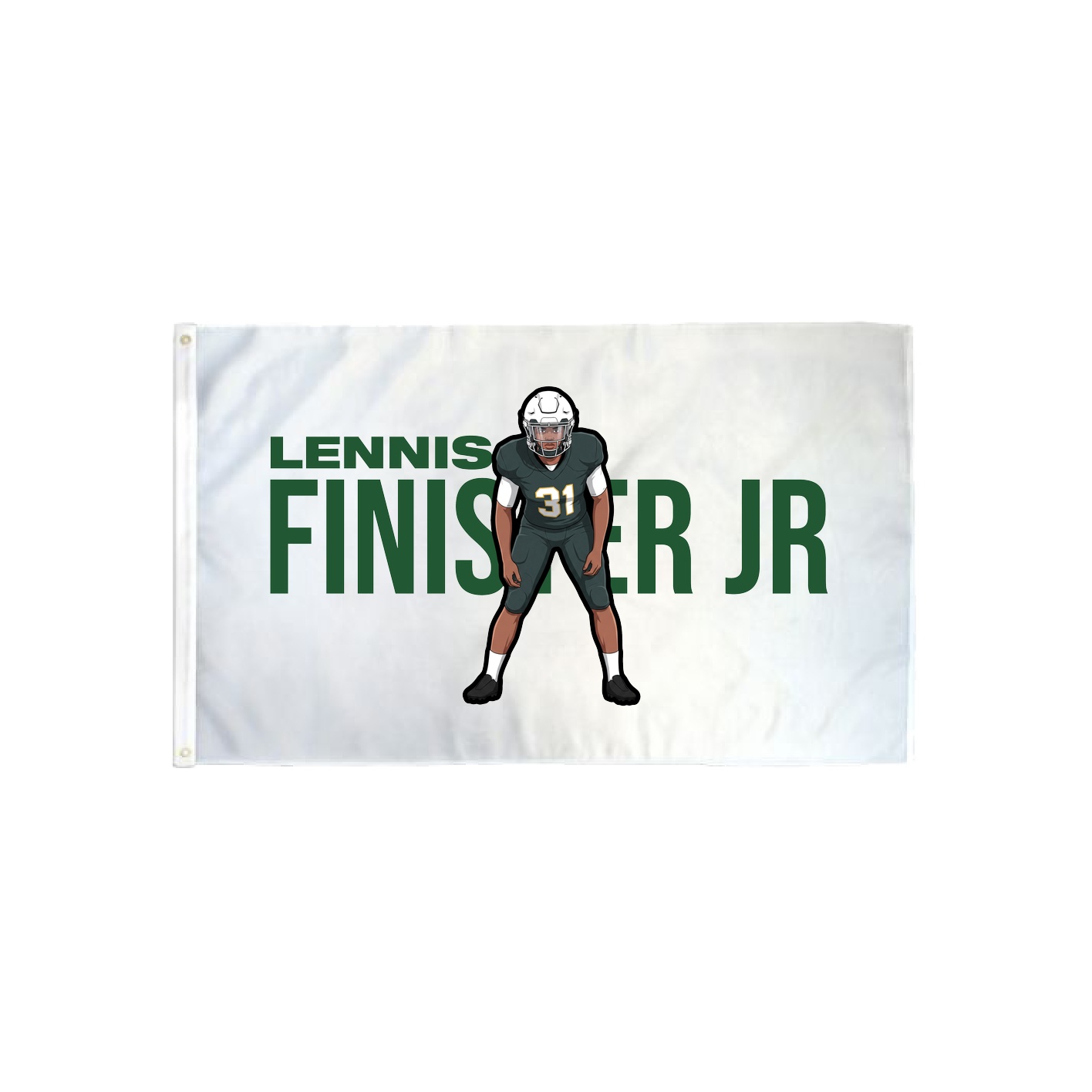 3x5 Flag — Player Name in Classic