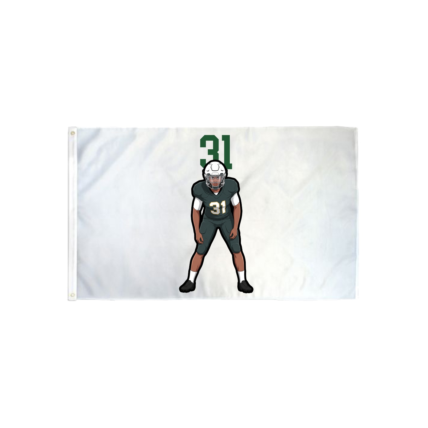 3x5 Flag — Number Top in Classic