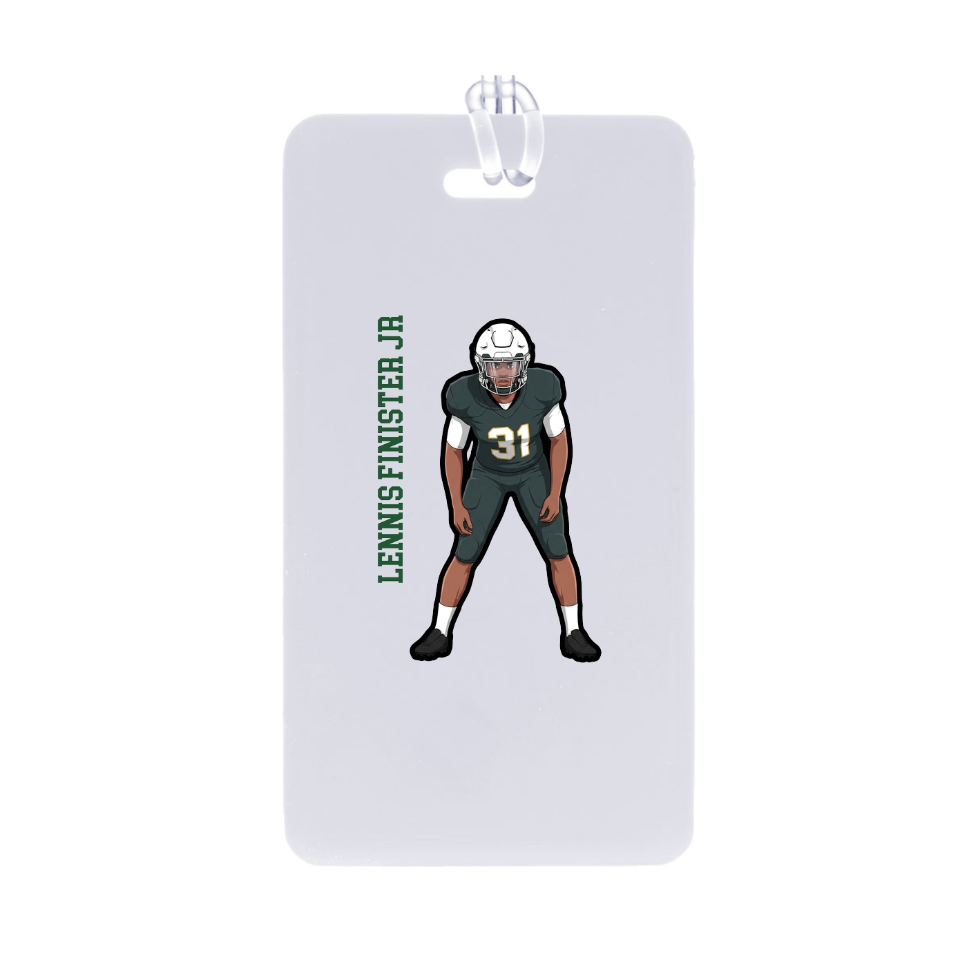 Bag Tag — Name Vertical in Classic