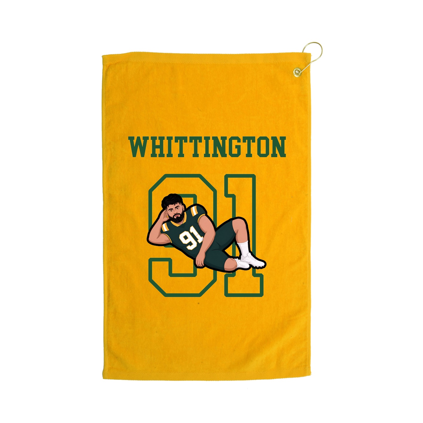 Golf Towel — Shirsey in Gold
