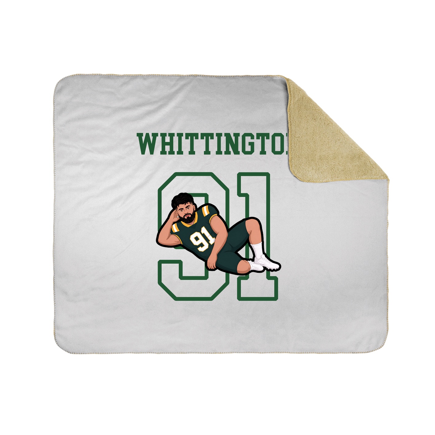 Throw Blanket — Shirsey in White