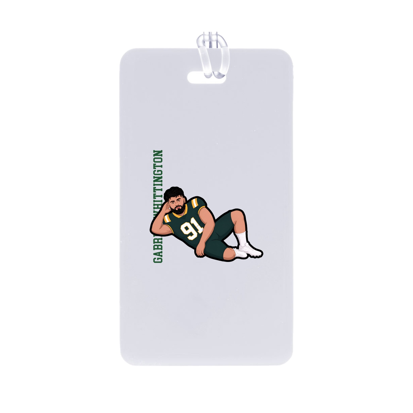 Bag Tag — Name Vertical in Classic
