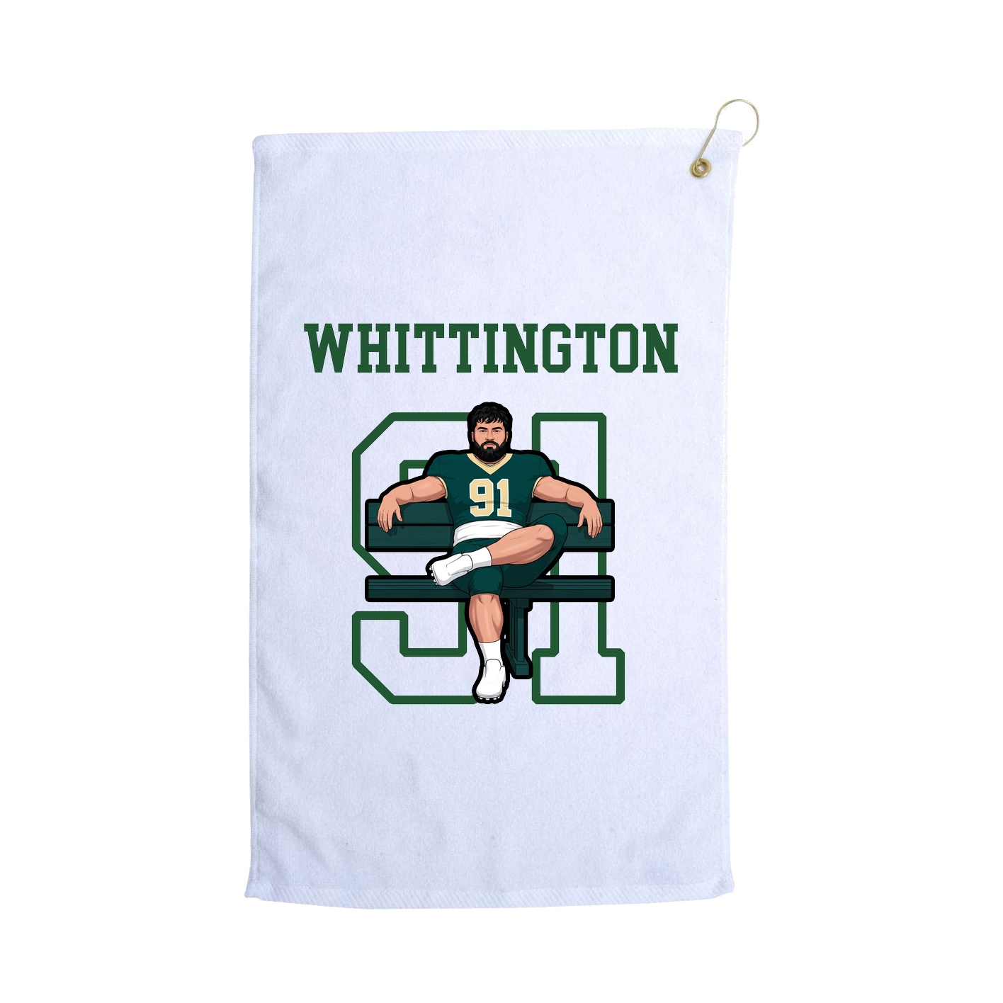 Golf Towel — Shirsey in White