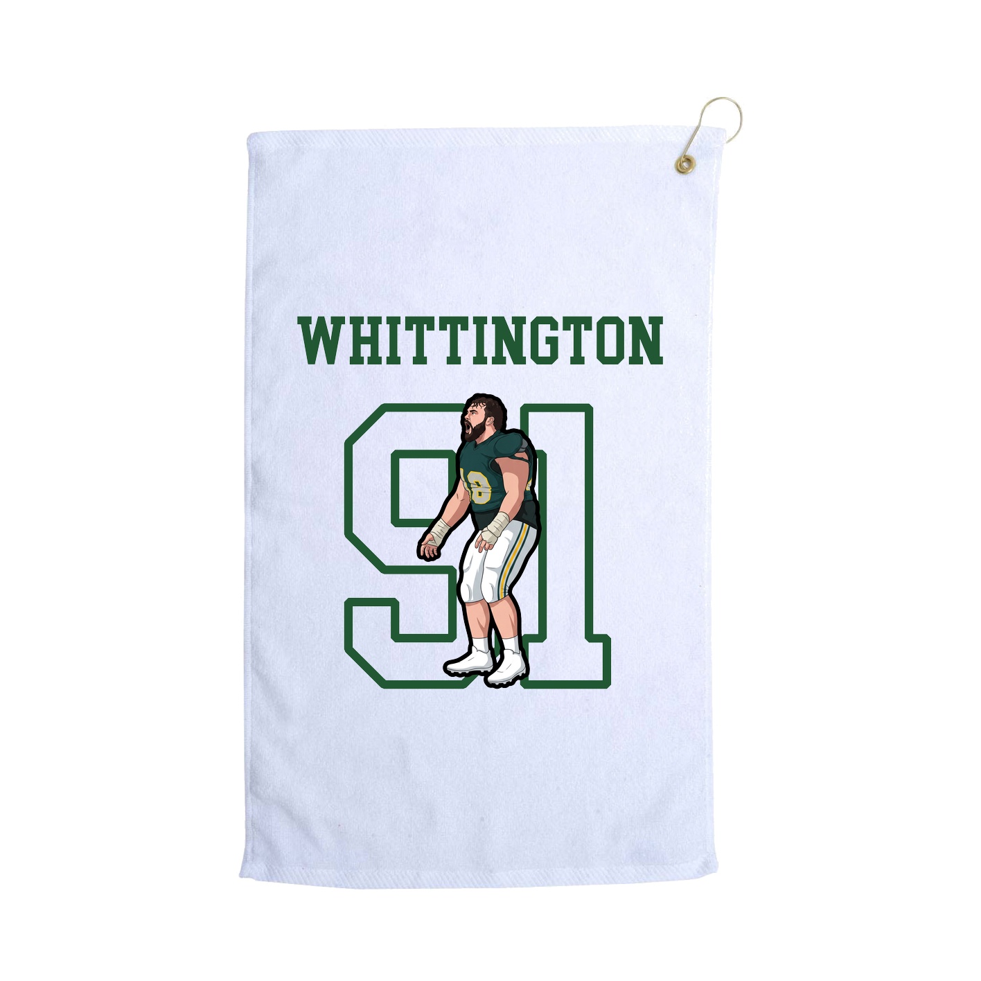 Golf Towel — Shirsey in White