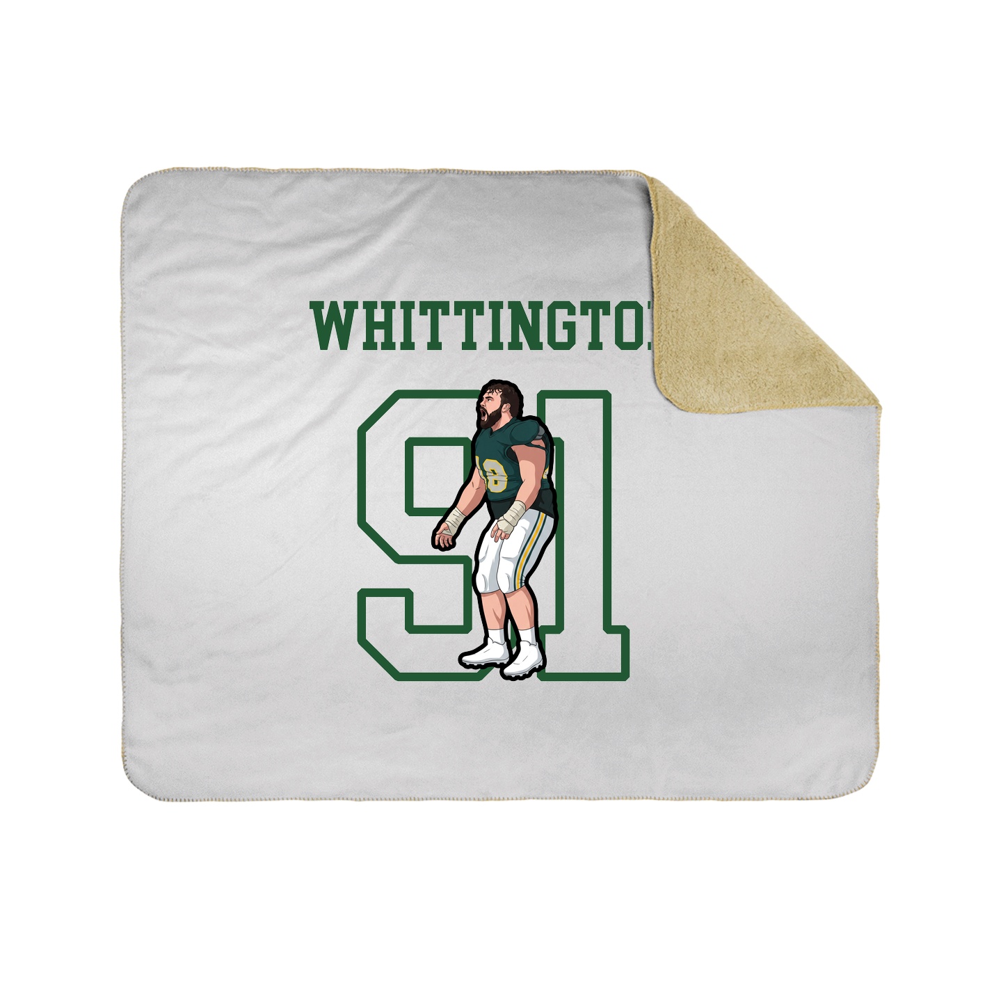 Throw Blanket — Shirsey in White