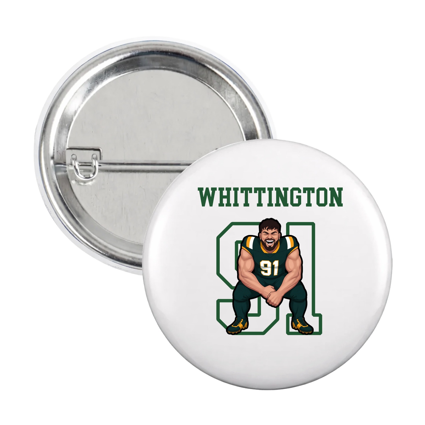Game Day Button — Shirsey in White