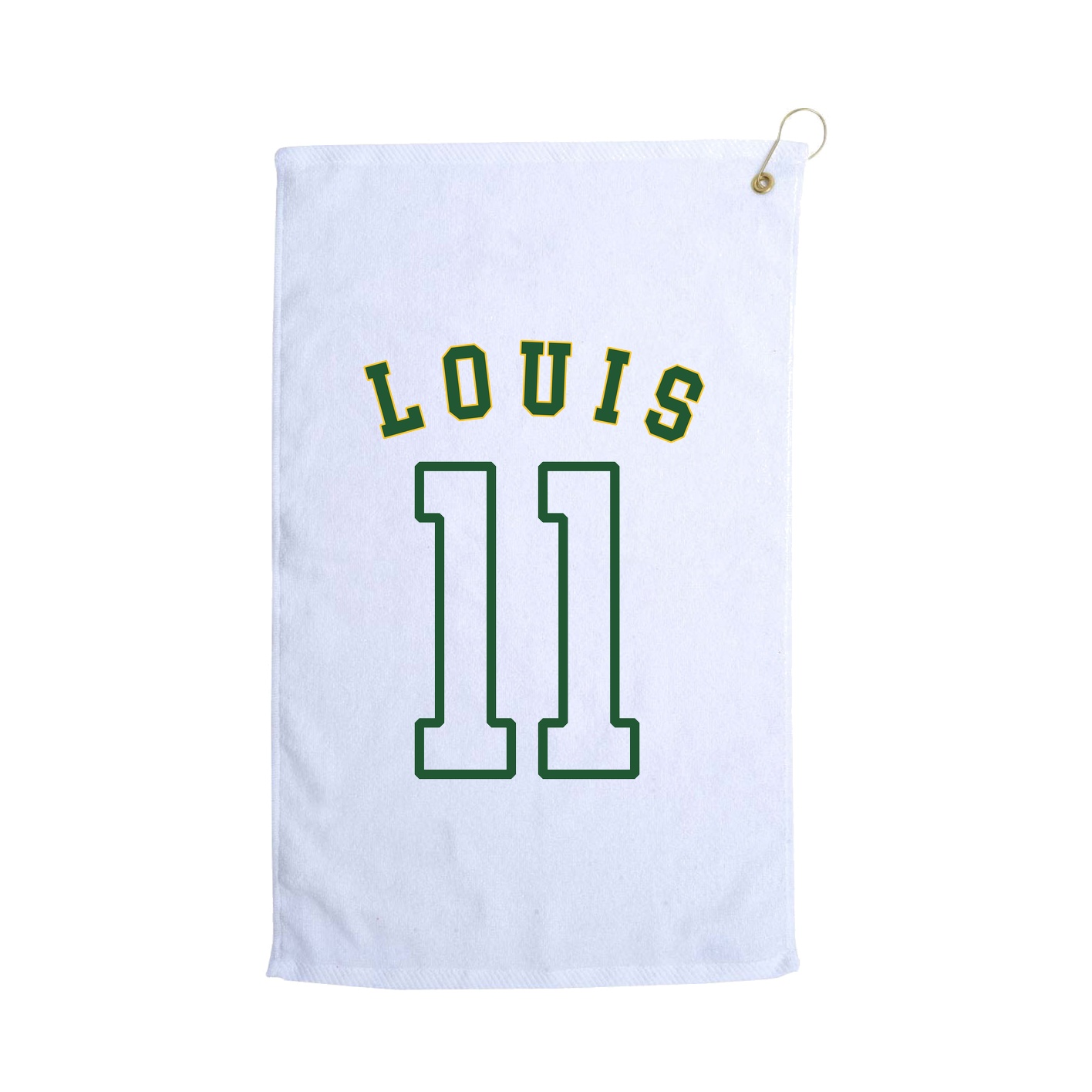 Golf Towel — Shirsey Arch in White