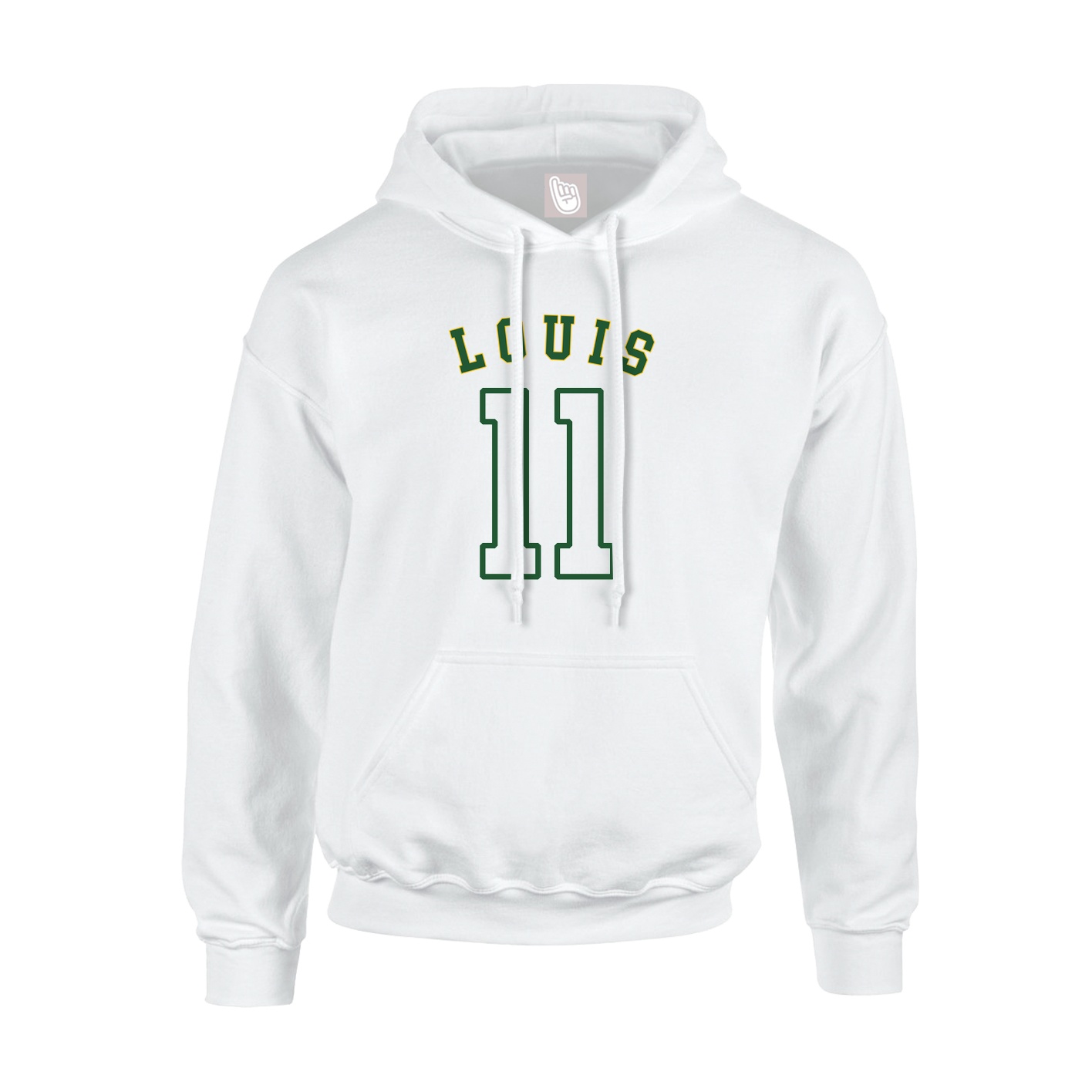 Hoodie — Shirsey Arch in White