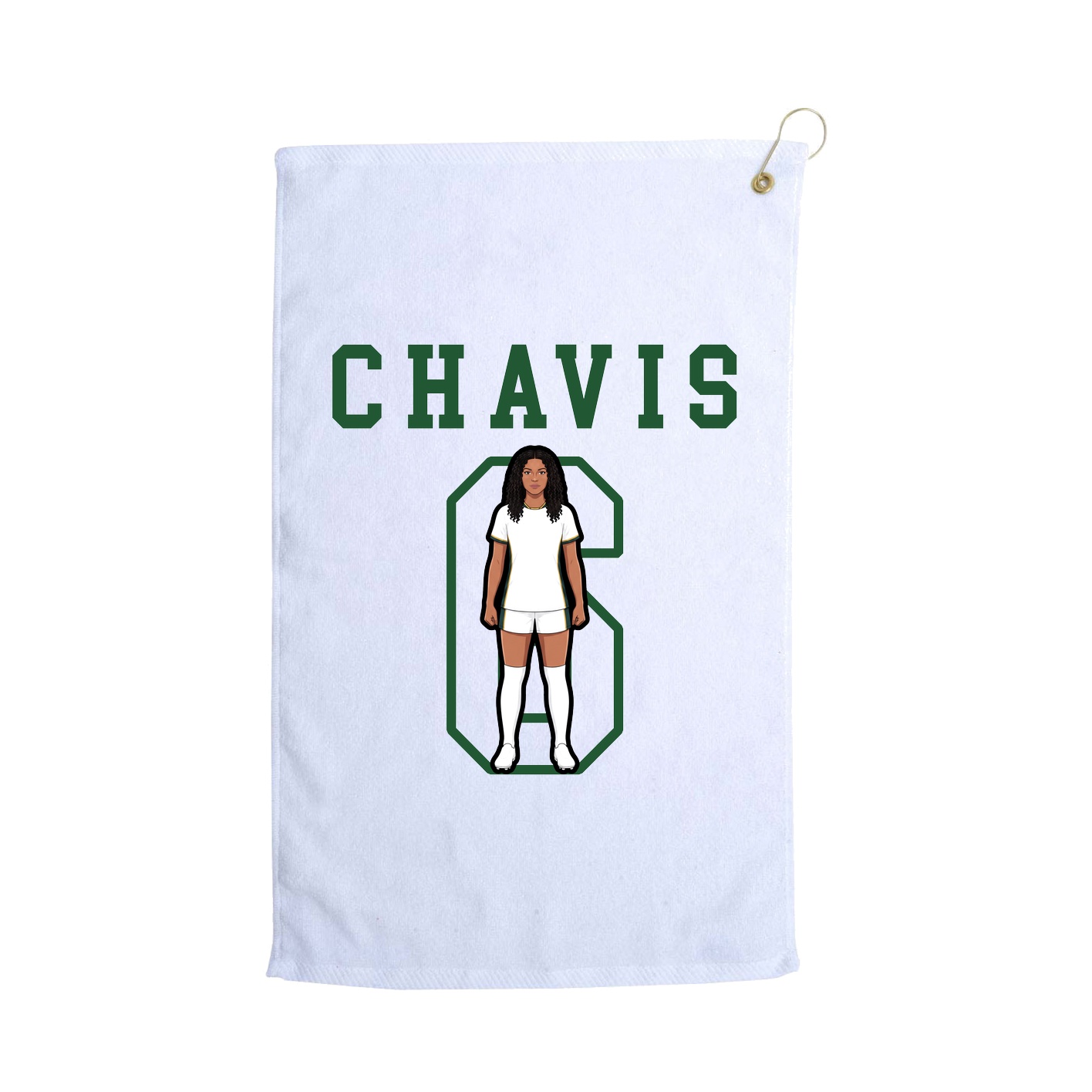 Golf Towel — Shirsey in White