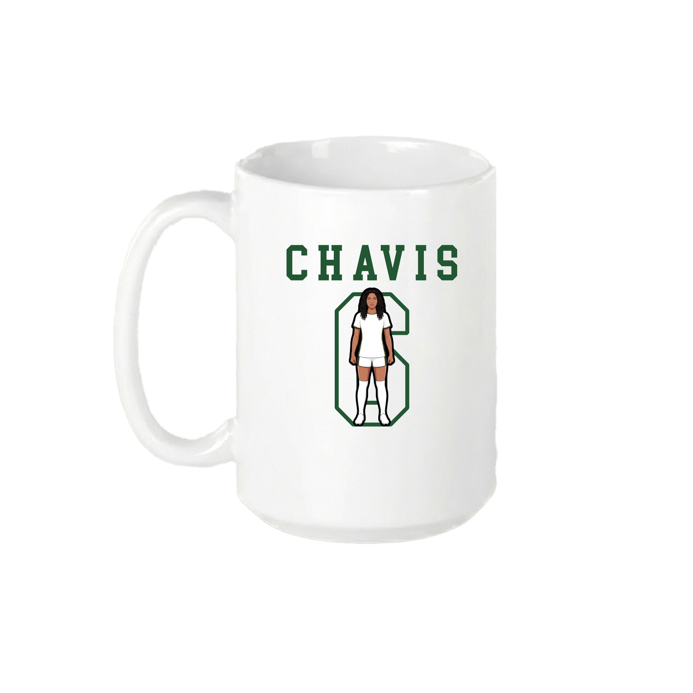 15oz Coffee Mug — Shirsey in White