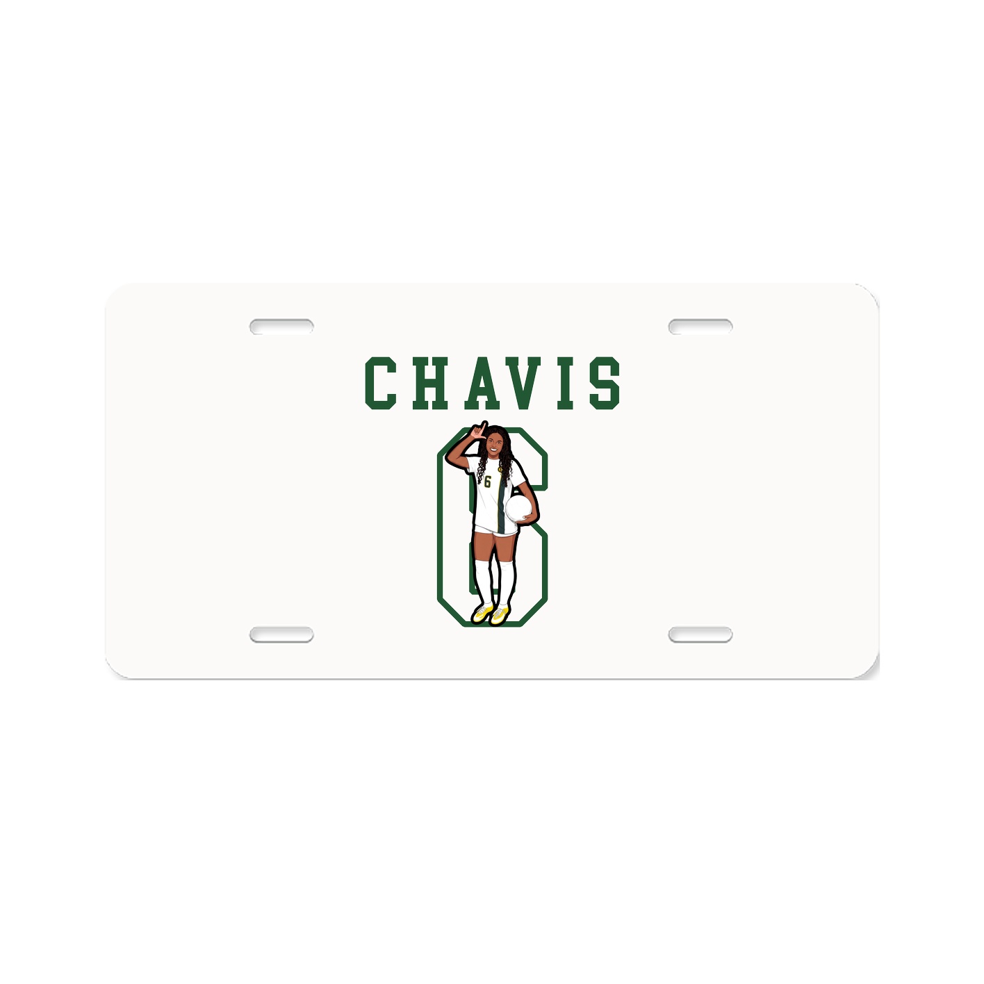 License Plate — Shirsey in Classic