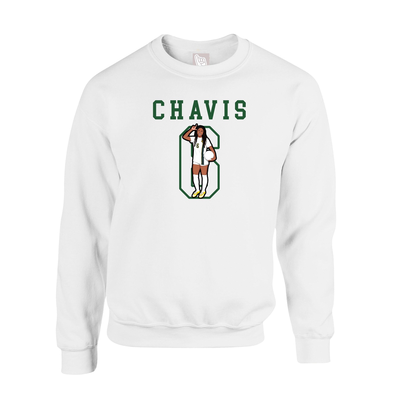 Fleece Crew — Shirsey in White