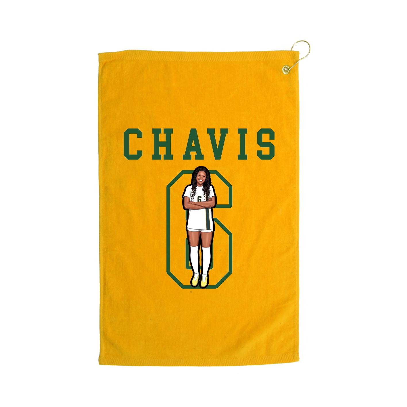 Golf Towel — Shirsey in Gold