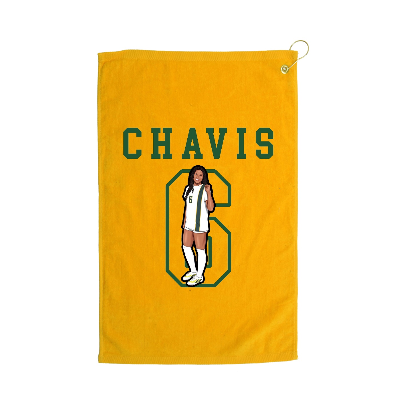Golf Towel — Shirsey in Gold