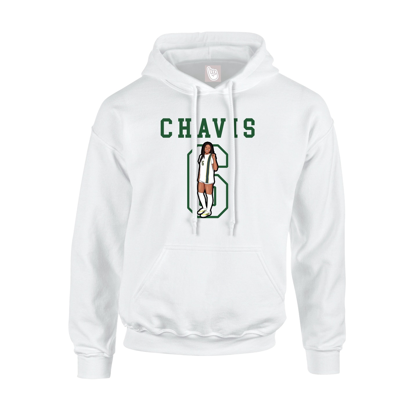 Youth Hoodie — Shirsey in White
