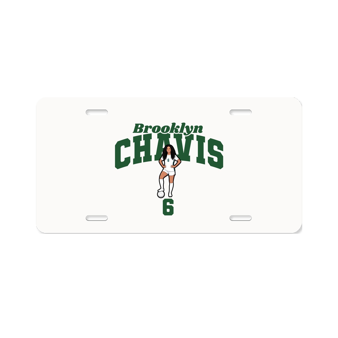 License Plate — Signature Arch in Classic