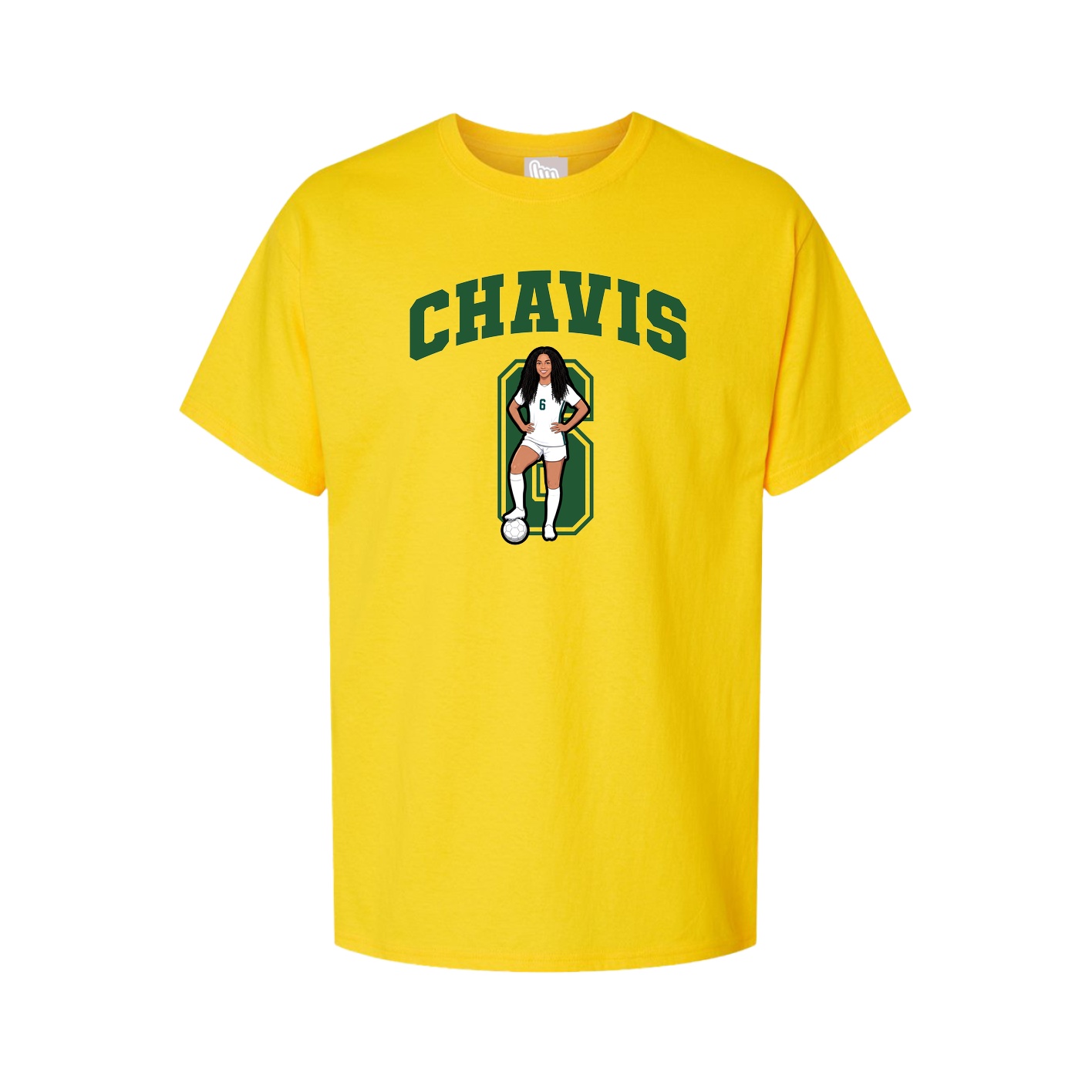 Tee — Number in Gold