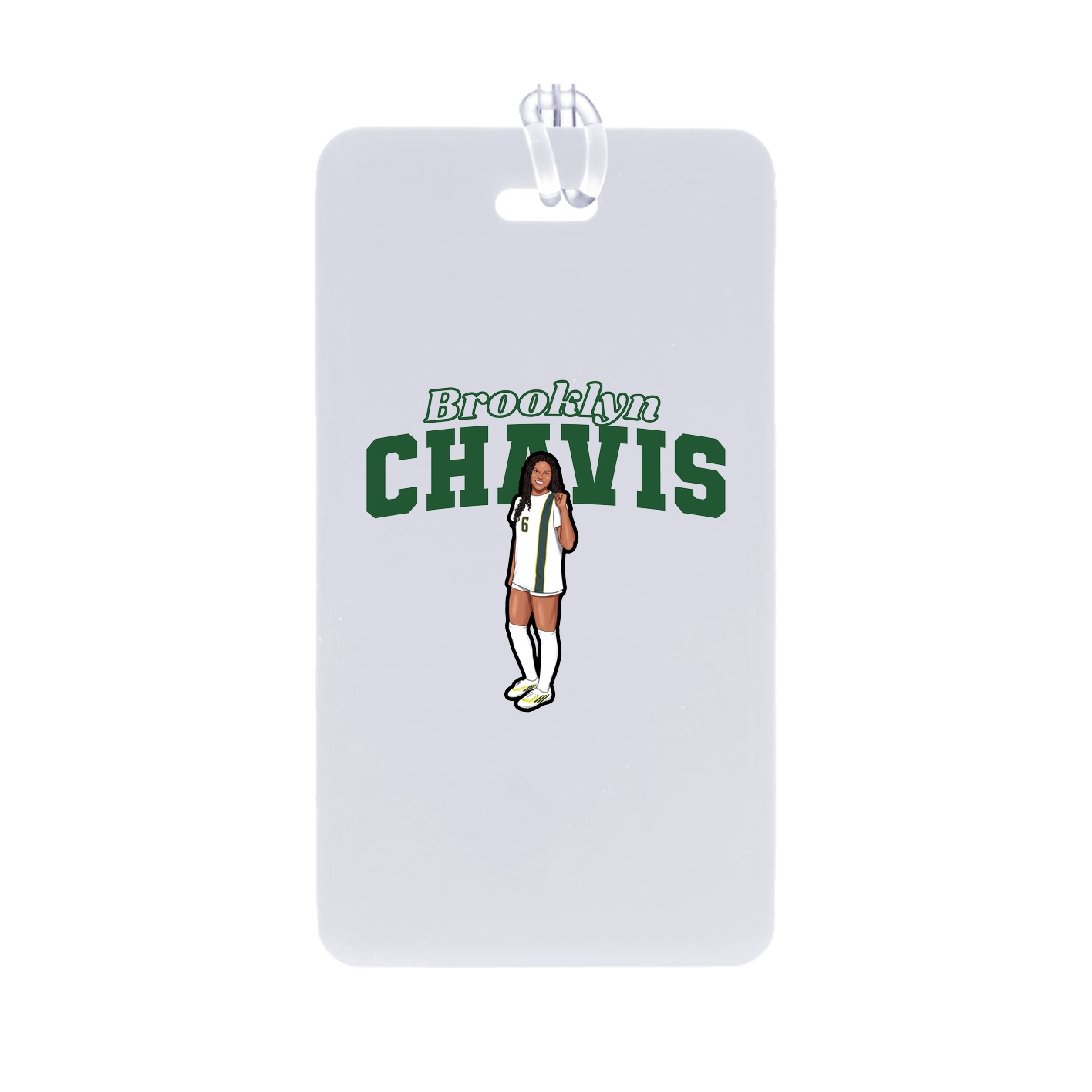 Bag Tag — Name Arch in Classic