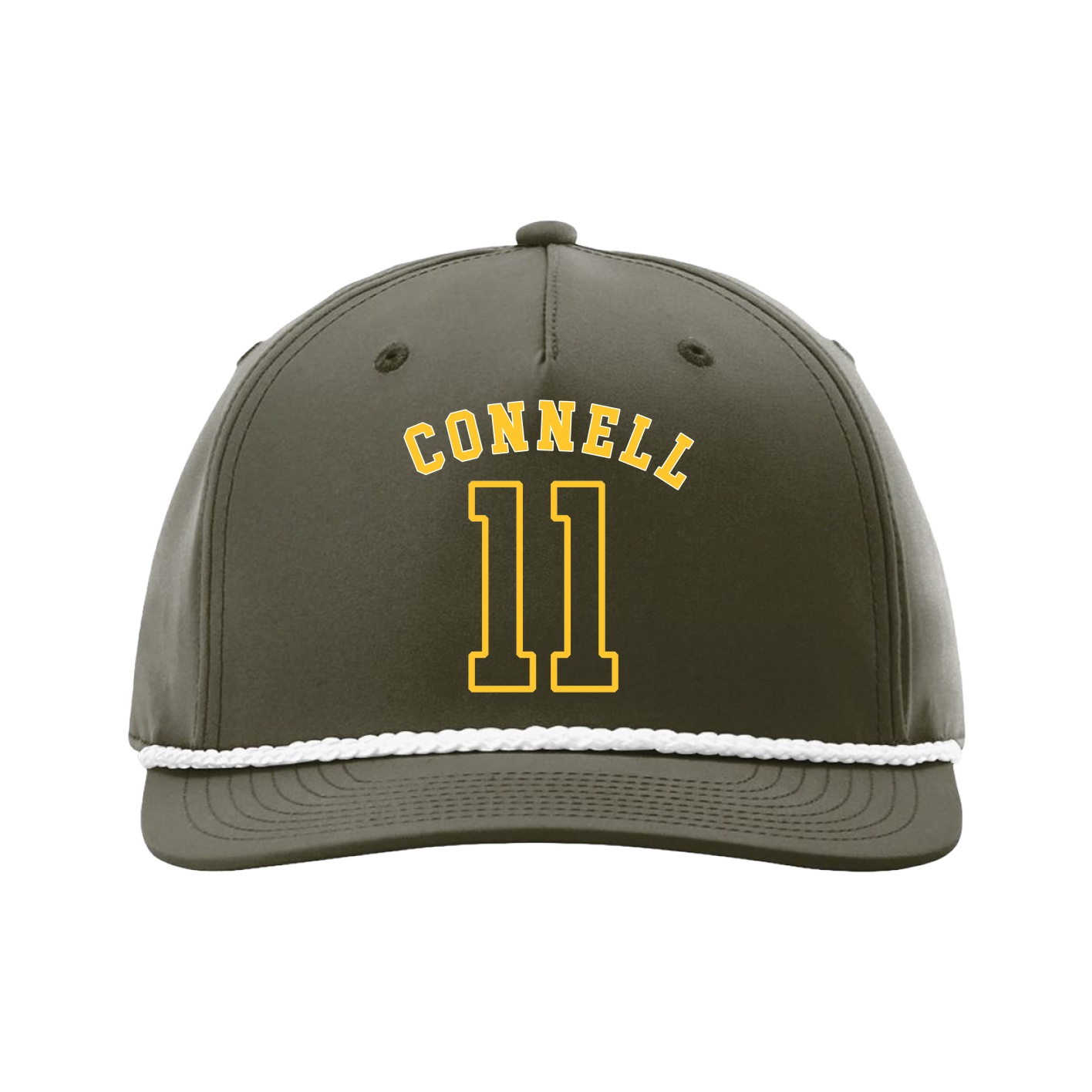 Five-Panel Classic Rope Cap — Shirsey Arch in Green