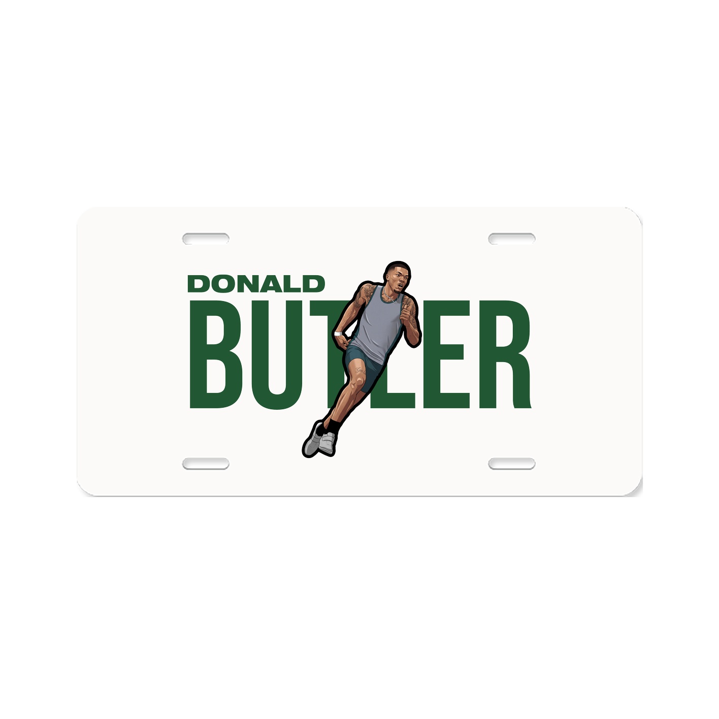 License Plate — Player Name in Classic