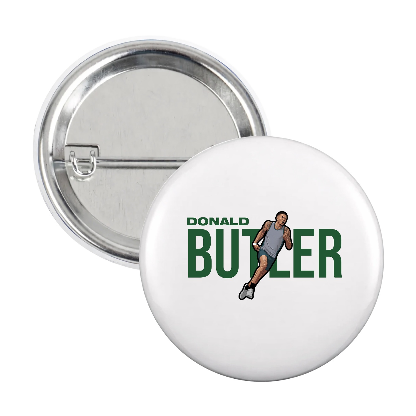 Game Day Button — Player Name in White