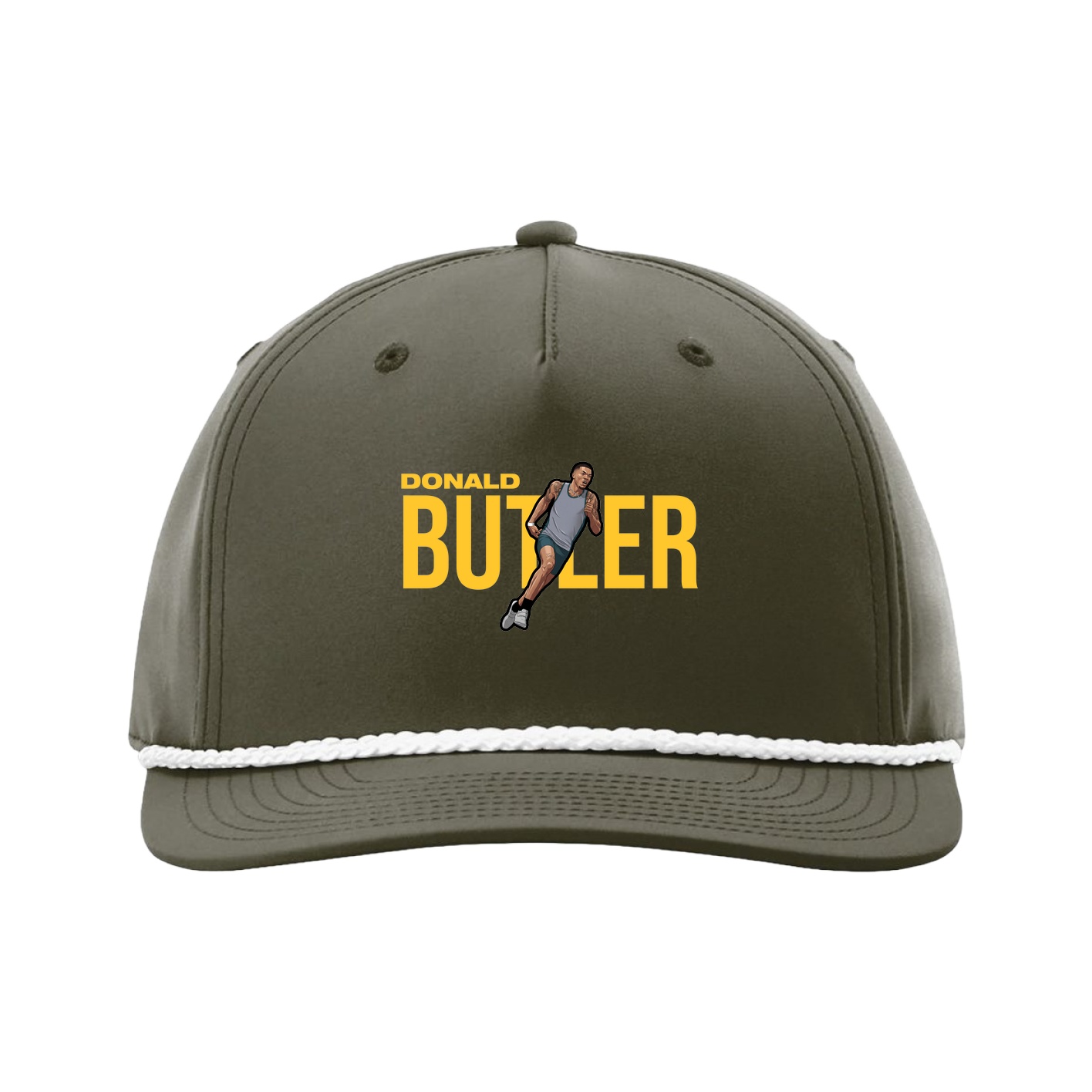 Five-Panel Classic Rope Cap — Player Name in Green