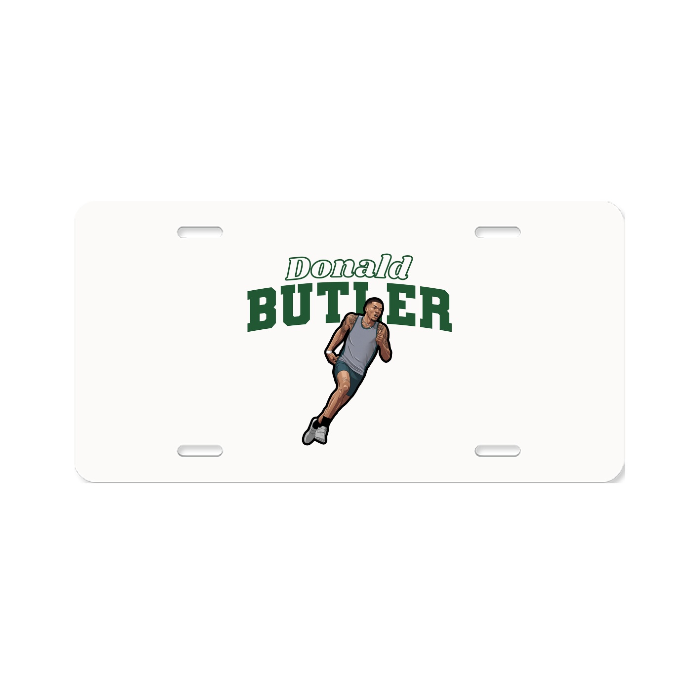 License Plate — Name Arch in Classic