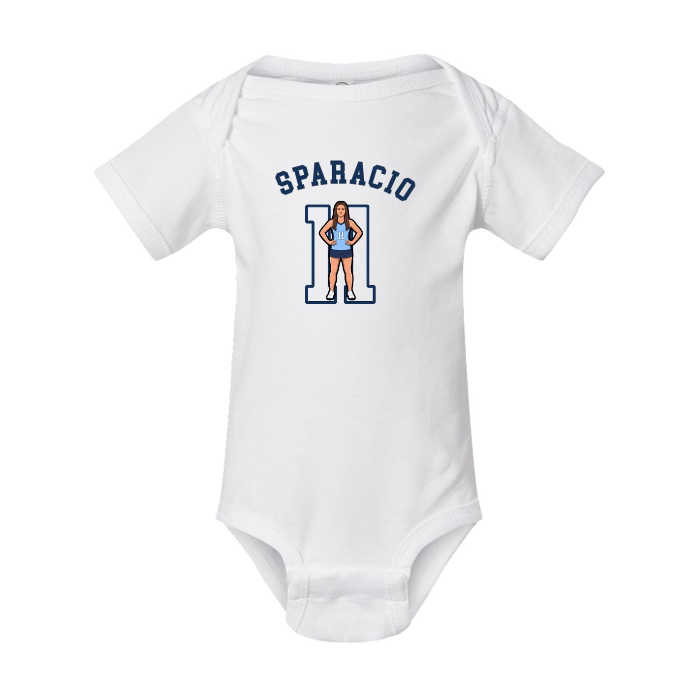 Baby Onesie — Shirsey Arch in White