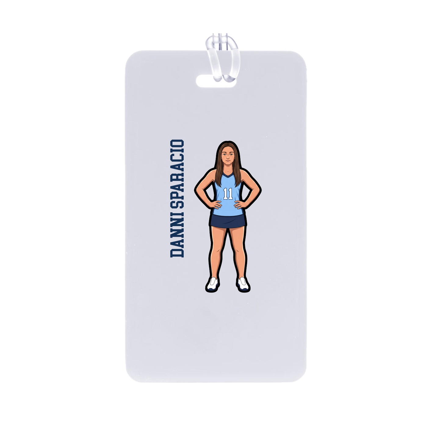 Bag Tag — Name Vertical in Classic