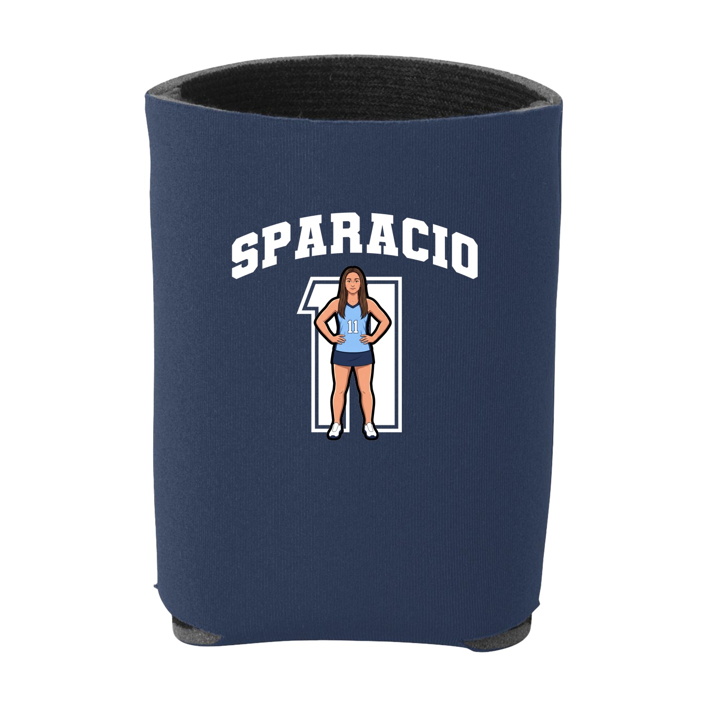 Can Holder — Number in Navy