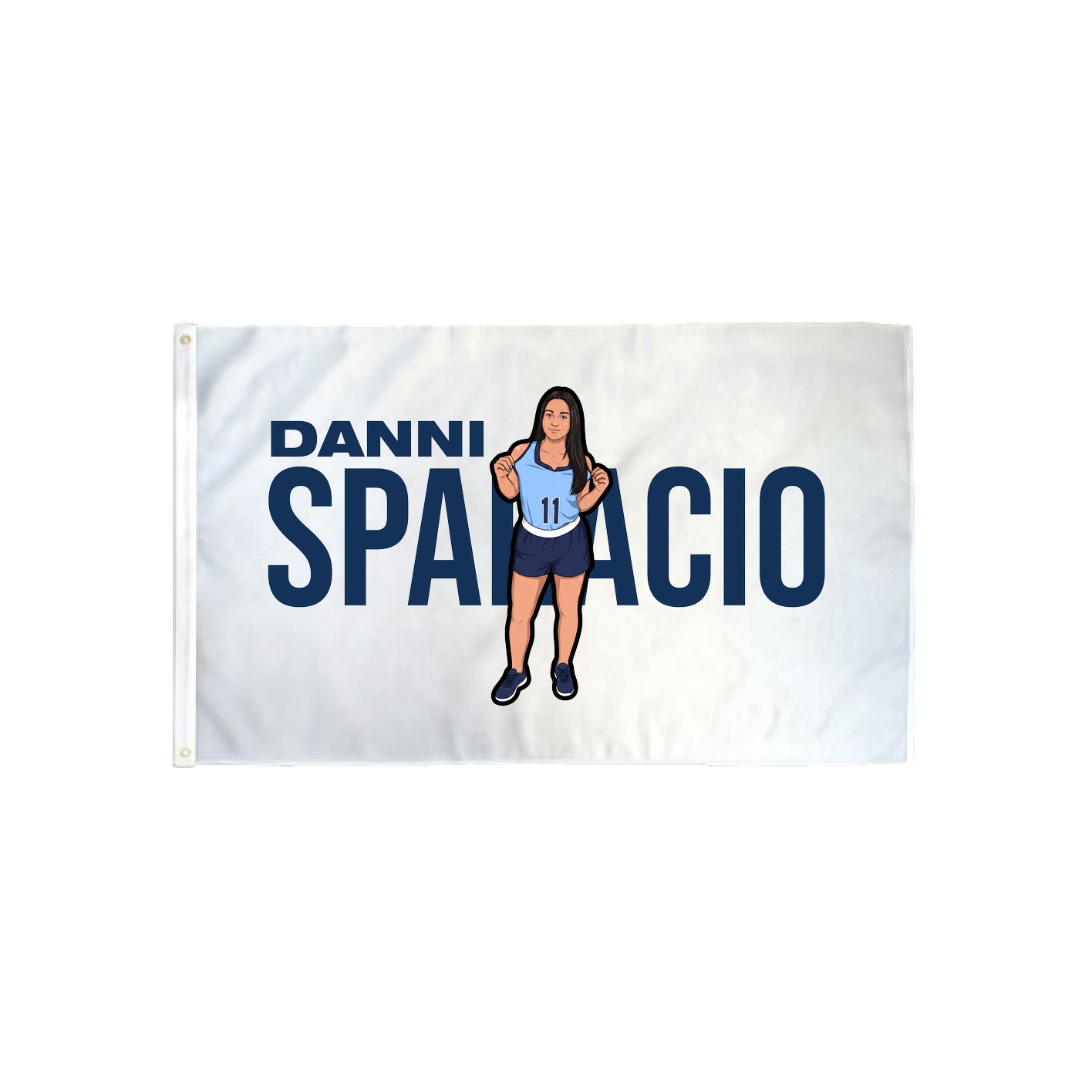 3x5 Flag — Player Name in Classic