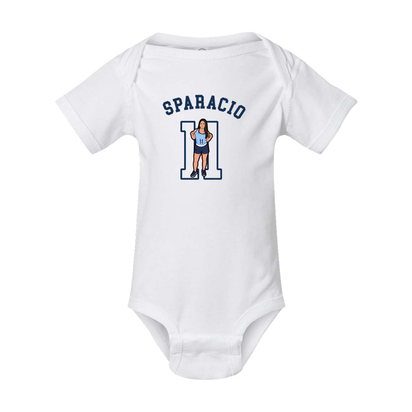 Baby Onesie — Shirsey Arch in White