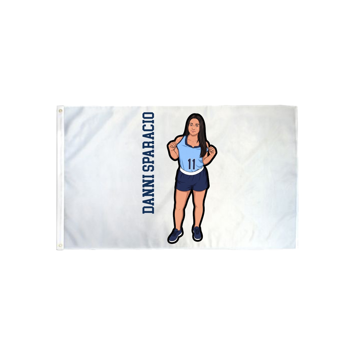 3x5 Flag — Name Vertical in Classic