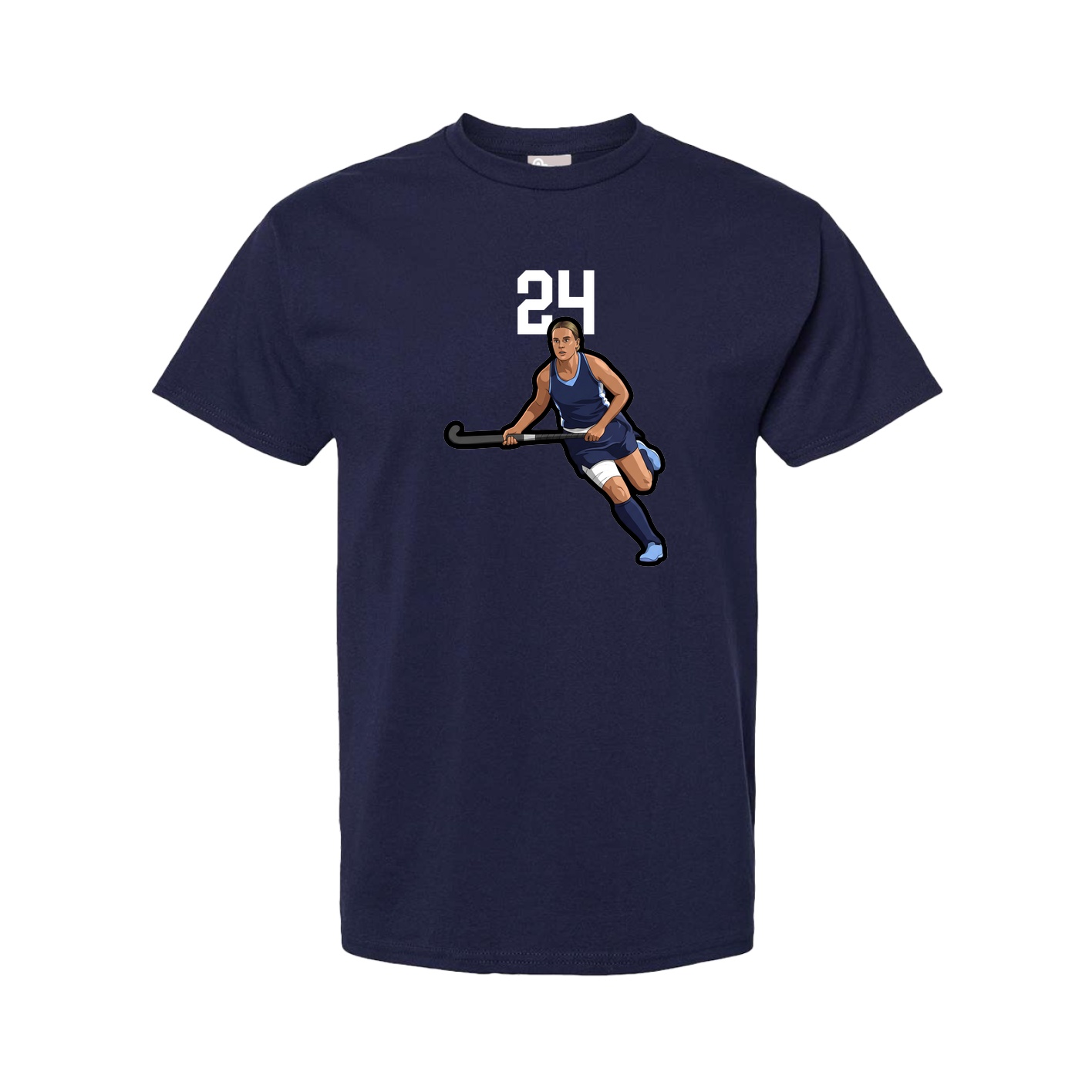 Youth Tee — Number Top in Navy