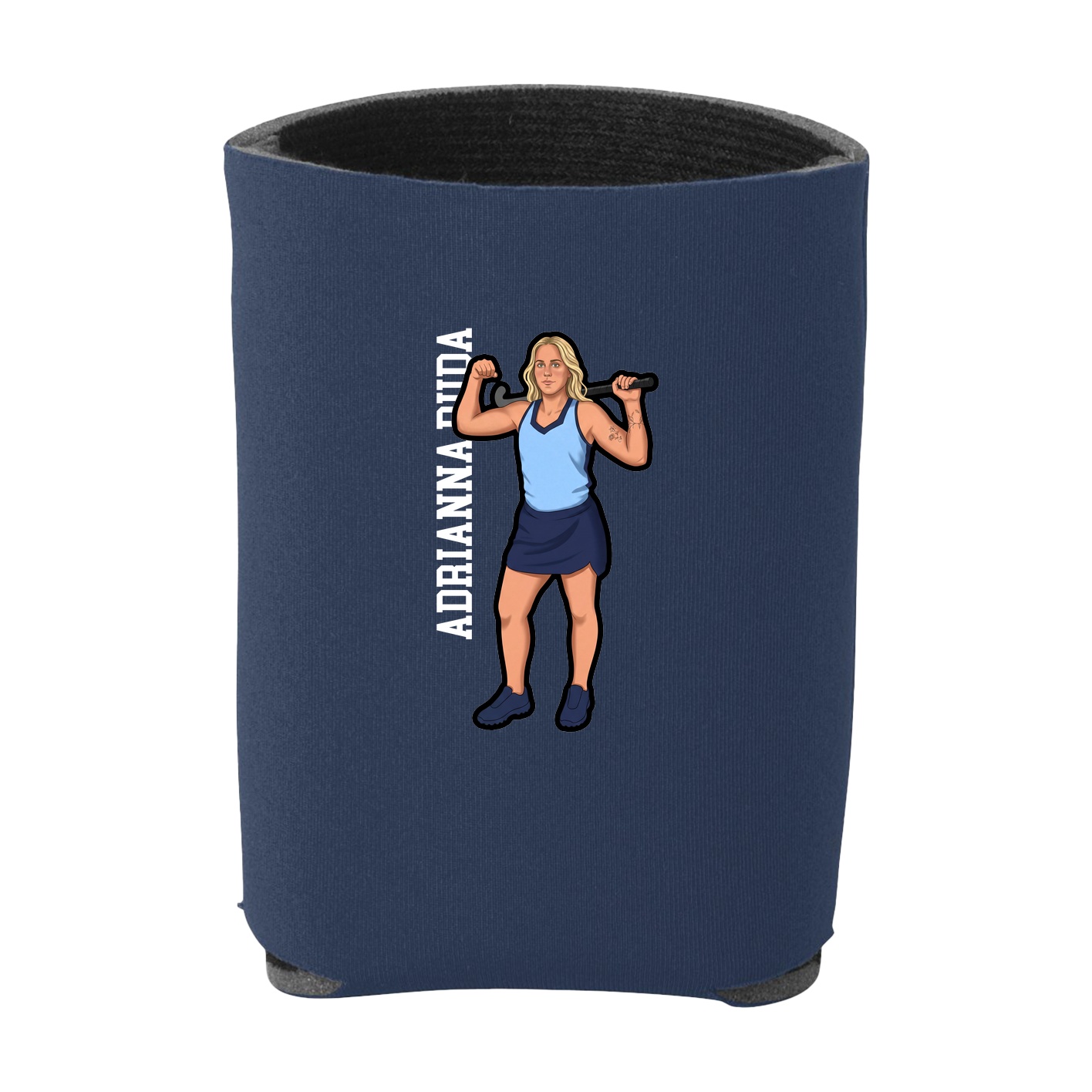 Can Holder — Name Vertical in Navy
